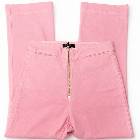 Juicy Couture Black Label Pink Denim Jeans Pants Size 27  Barbiecore Y2K Luxury - Picture 7 of 11